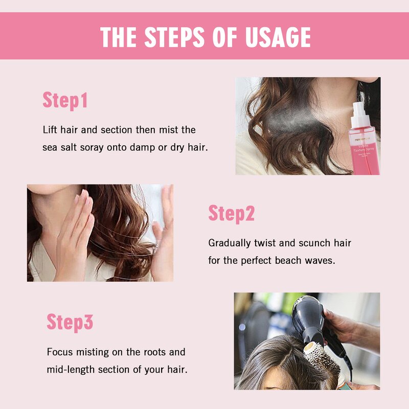 Sea Salt Spray Manufacturer - Organic Odourless Hair Thickening Spray