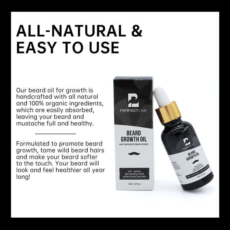 Beard Growth Kit Manufacturer - Private Label with Chinese Herbal Extracts