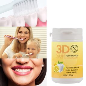 Teeth Polishing Powder Manufacturer - Mint Lemon Flavored Stainless Steel