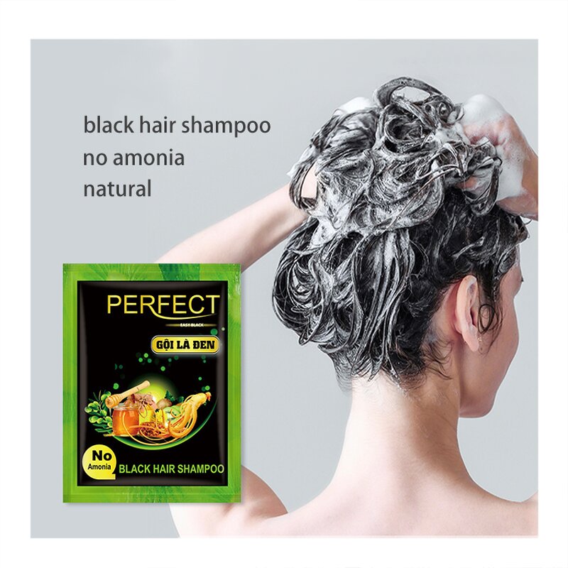 Hair Color Shampoo Manufacturer - Daily Use Long Lasting Black Dye