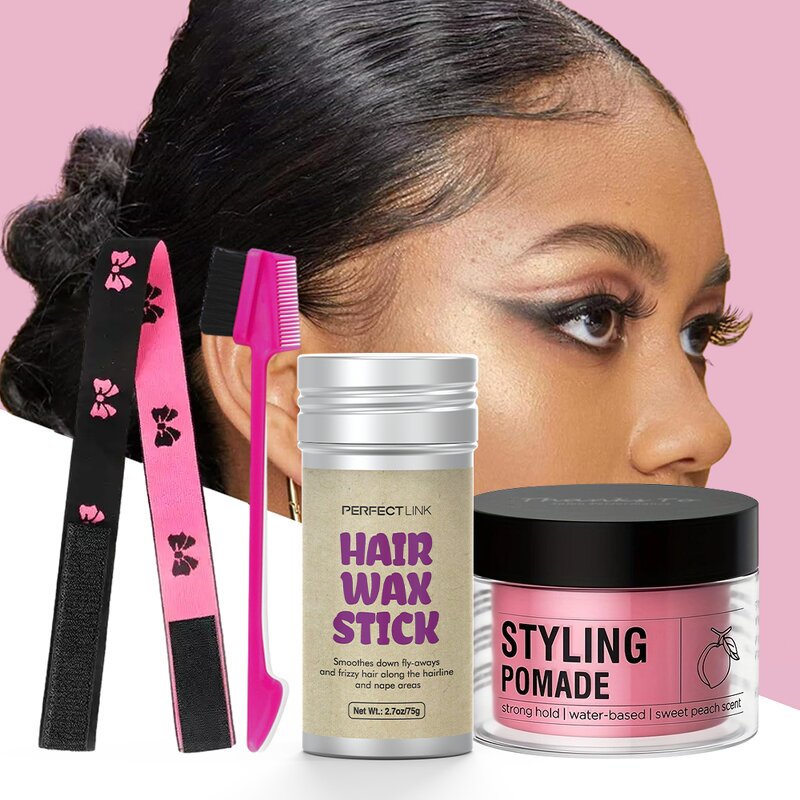 Hair Wax Stick Manufacturer - Wholesale Travel Size Edge Control with Brush