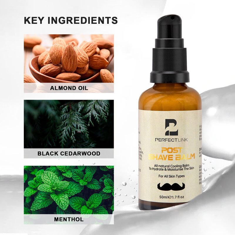 After Shave Balm Manufacturer - Private Label Cooling Post Shave Lotion
