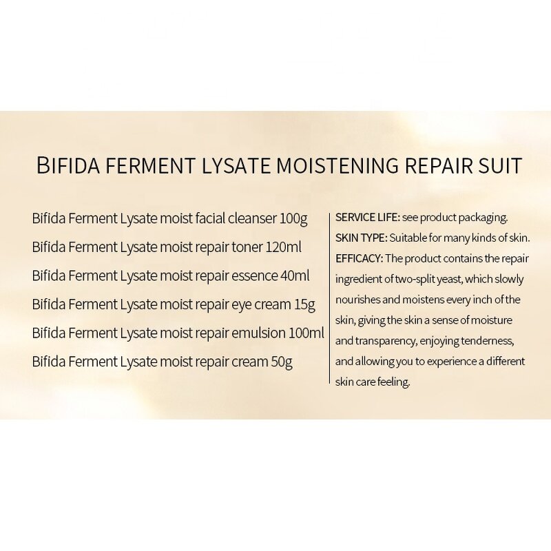 Skin Care Kit Manufacturer - Private Label Bifida 6 Pcs Set