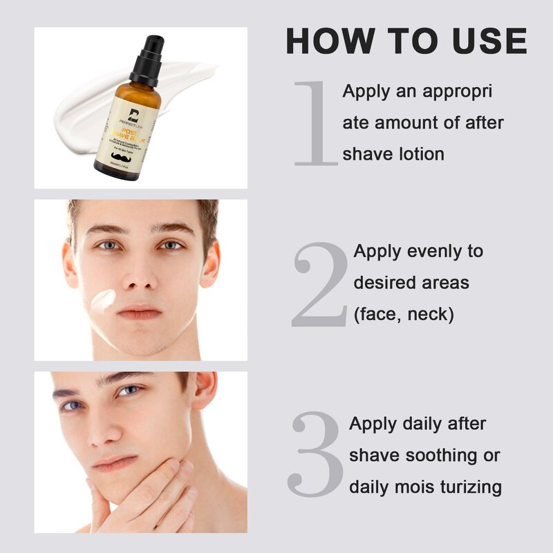 After Shave Balm Manufacturer - Private Label Cooling Post Shave Lotion