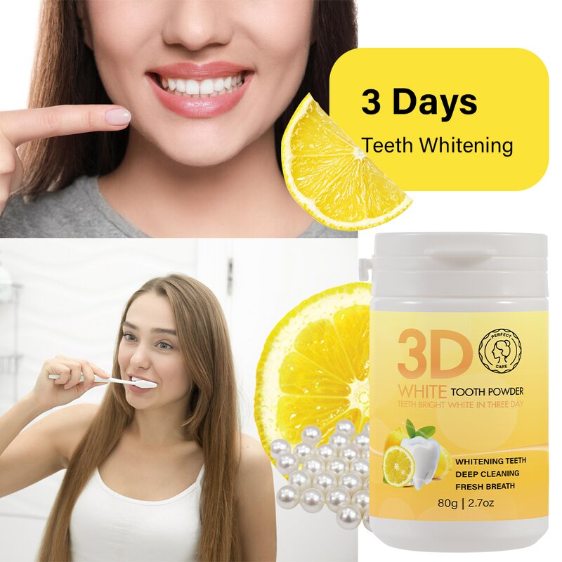 Teeth Polishing Powder Manufacturer - Mint Lemon Flavored Stainless Steel