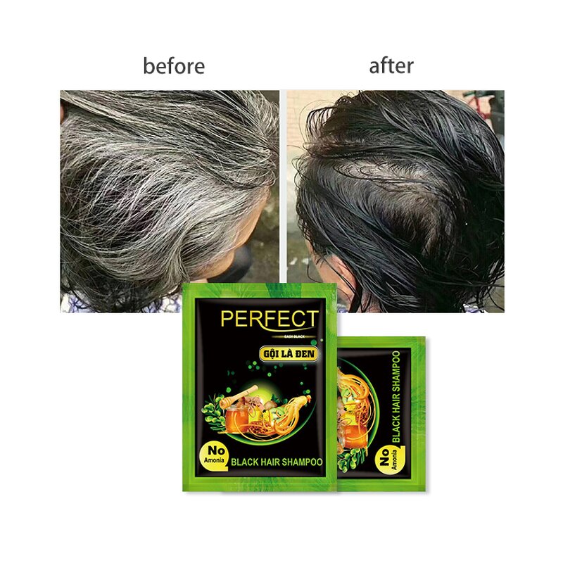 Hair Color Shampoo Manufacturer - Daily Use Long Lasting Black Dye