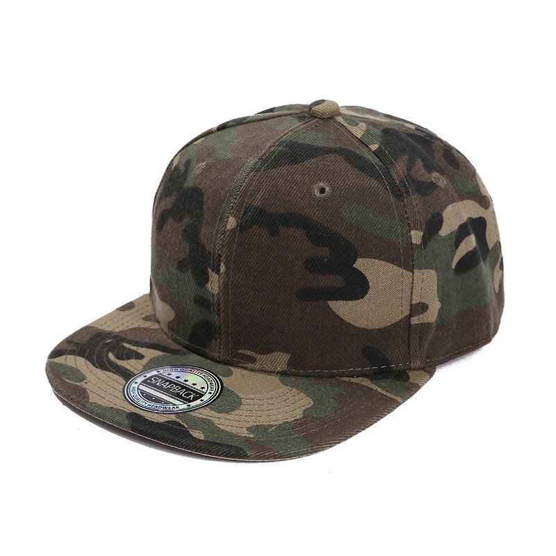 Snapback Caps Factory - OEM Wholesale Customized 6 Panel Vintage Camo Patch Embroidery
