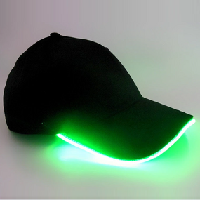 LED Light Baseball Caps Factory - OEM High Quality Custom Embroidery Logo Ultra-Bright Flashing