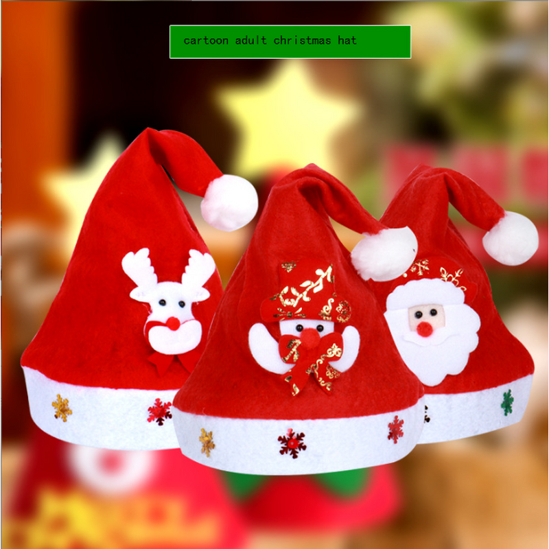 Velvet Christmas Party Hat Factory - OEM 2024 Unisex Custom Logo Embroidery DIY Santa Claus Hat