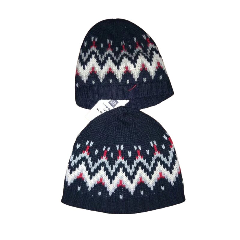 Baby Knit Hats Factory - OEM Wholesale Custom Recycled Stripe Winter Cap Pure Color Thick Kids