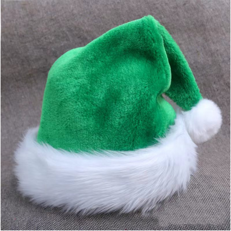 Christmas Cap Factory - OEM Ultra Soft Red Festival Party Decoration Classic Santa Claus Hat