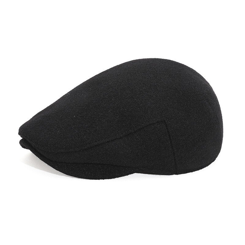 Flat Beret Hat Factory - OEM Wholesale Wool Tweed Herringbone Design