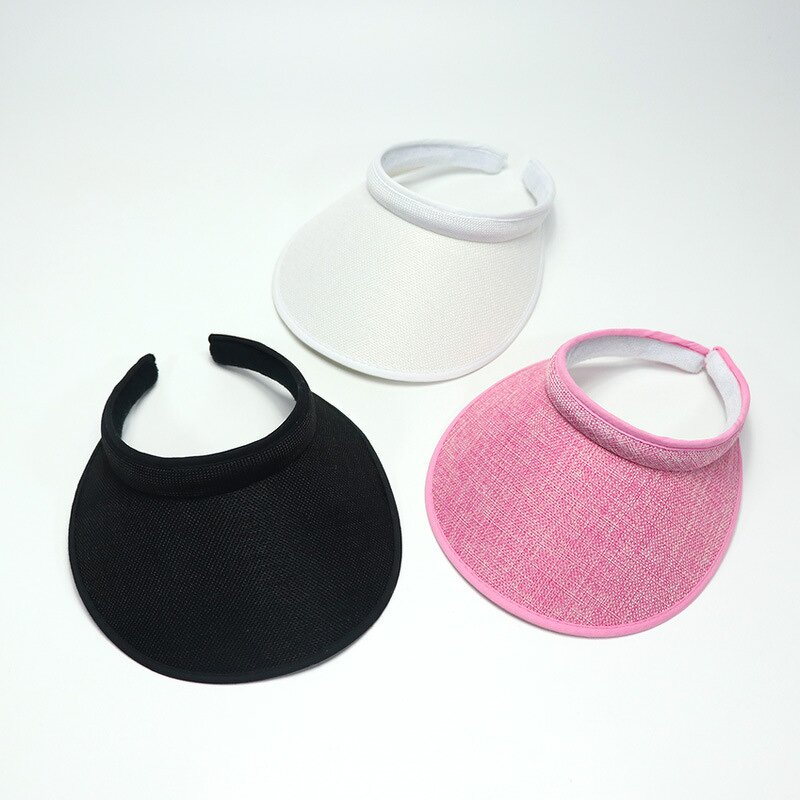 Sun Visor Hat Factory - OEM Popular Portable Polyester Breathable Protection for Sports Cycling