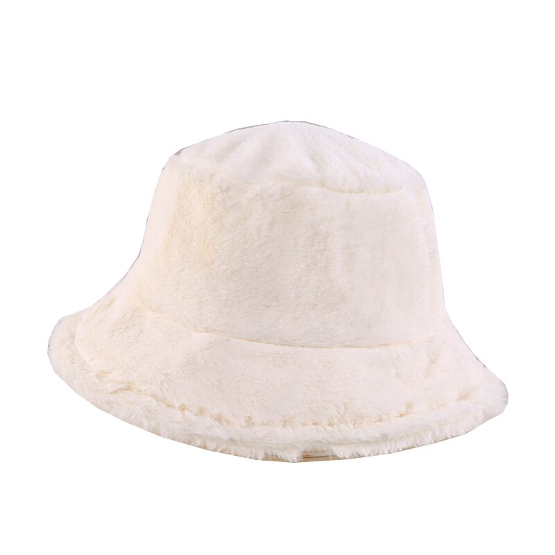 Fuzzy Bucket Hat Factory - OEM Wholesale Solid Fur Customized Color and Pattern Casual