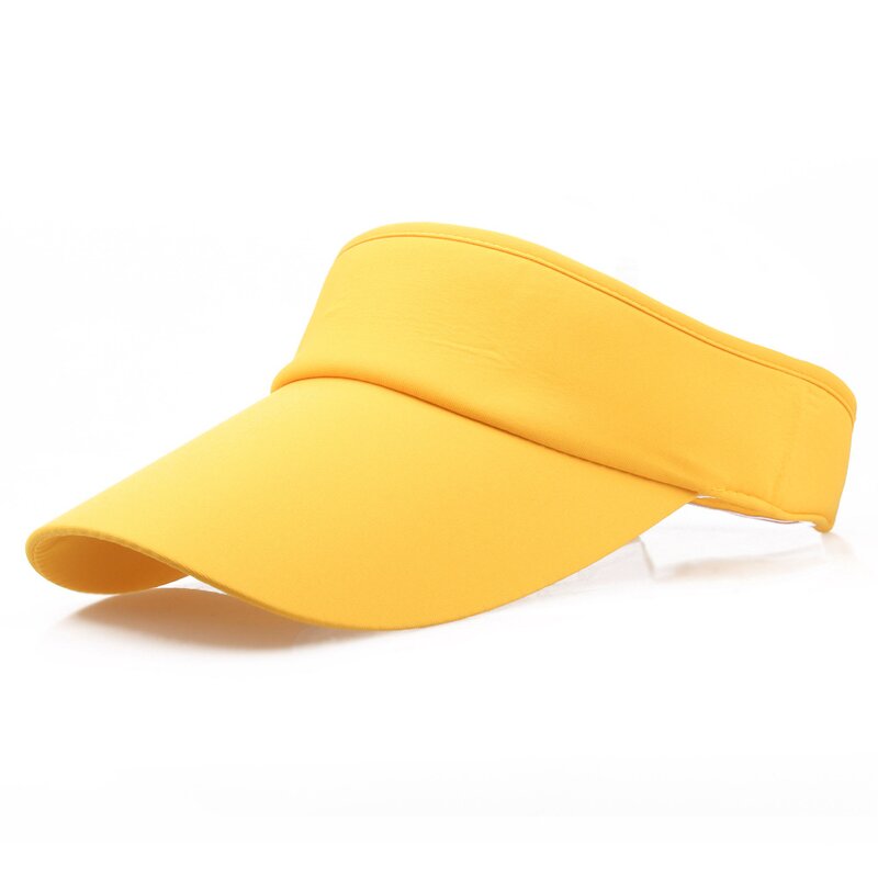 Outdoor Sports Sun Visor Hat Factory - OEM Custom Logo Adjustable Golf Tennis Cap for Men Women