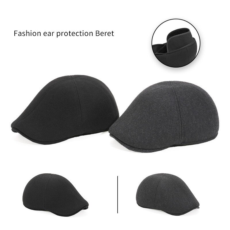 Beret Newsboy Cap Factory - OEM High Quality Mixed Wool Vintage Style