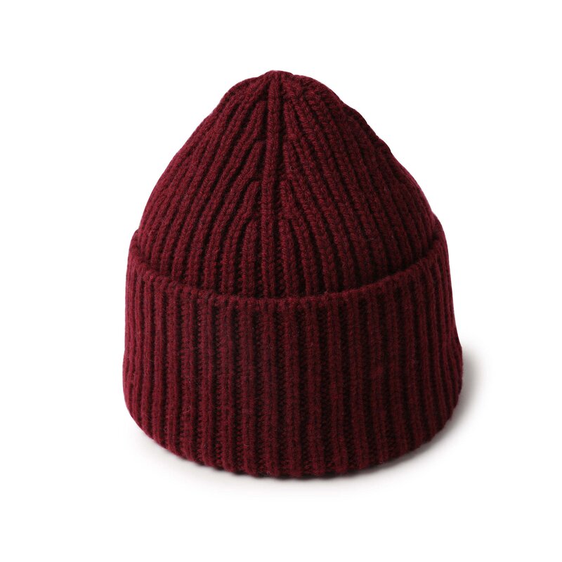 Winter Warm Acrylic Knit Cap Factory - OEM Customizable Fashionable Cute Embroidered Logo Ribbed