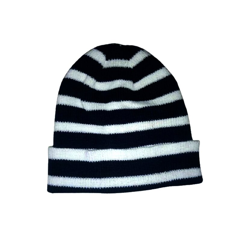 Baby Knit Hats Factory - OEM Wholesale Custom Recycled Stripe Winter Cap Pure Color Thick Kids