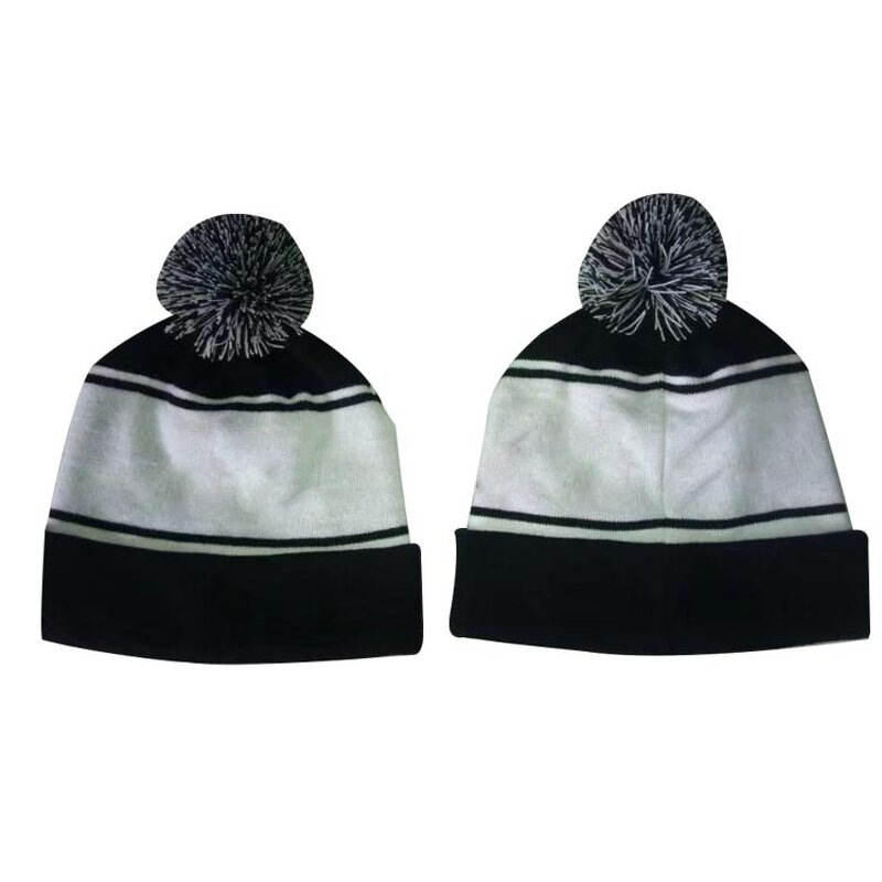 Winter Hat Factory - OEM Unisex 100% Cotton High Quality Custom Knitted Beanie 3D Embroidered Pompom