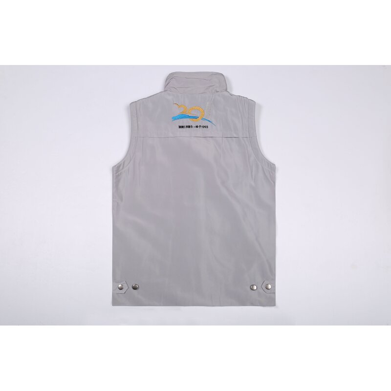 Men's Work Vest Factory - OEM Customizable Breathable Multi-Pockets Casual V-Neck Cotton for Outdoor