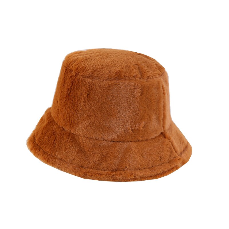 Fuzzy Bucket Hat Factory - OEM Wholesale Solid Fur Customized Color and Pattern Casual