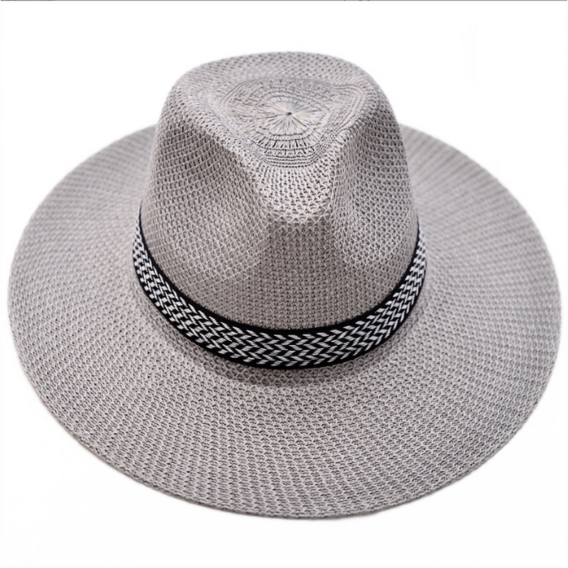 Panama Cap Factory - OEM Customized New Solid Color Sunshade Breathable Women's Wide Brim