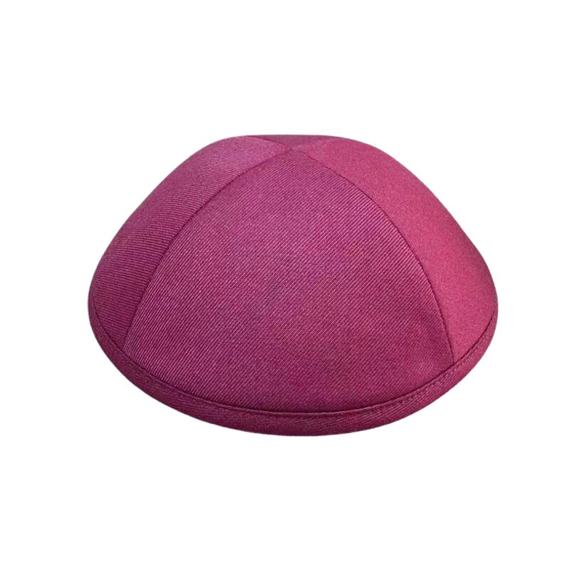 Cotton Polyester Kippot Factory - OEM Wholesale Custom 3D Embroidery Logo Daily Use Jewish Yarmulke