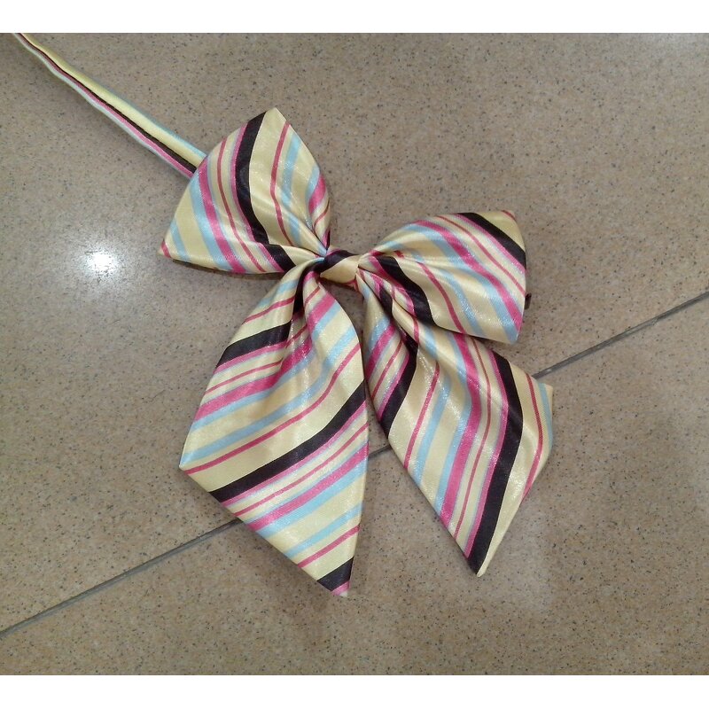 Stripe Bow Tie Factory - OEM Girls Boys Adjustable Strap Snapback Breathable Polyester Custom Color