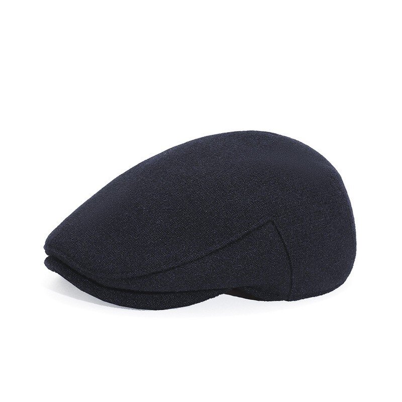 Flat Beret Hat Factory - OEM Wholesale Wool Tweed Herringbone Design