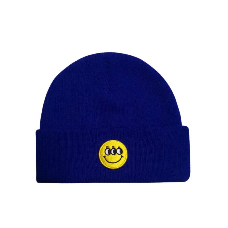 Cotton Recycled Winter Cap Factory - OEM Factory Custom 100% Cotton Stripe Knitted Beanie Hats