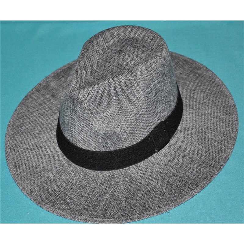 Straw Panama Fedora Factory - OEM Direct Wholesale Unisex Custom Logo Plain Recycled