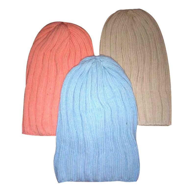 Cotton Beanie Hat Factory - OEM Factory Price Custom Fashion Winter Knitted 100% Cotton Headwear