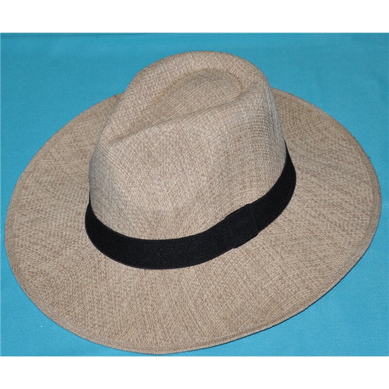 Straw Panama Fedora Factory - OEM Direct Wholesale Unisex Custom Logo Plain Recycled