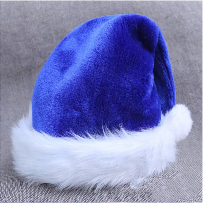 Christmas Cap Factory - OEM Ultra Soft Red Festival Party Decoration Classic Santa Claus Hat