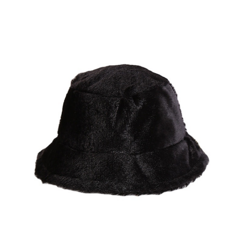 Fuzzy Bucket Hat Factory - OEM Wholesale Solid Fur Customized Color and Pattern Casual
