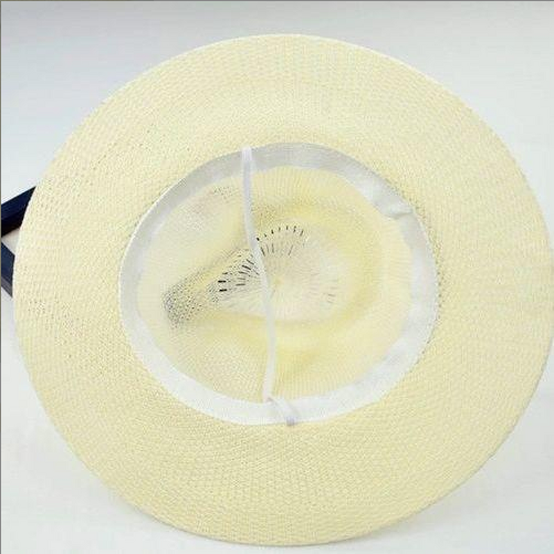 Summer Beach Hat Factory - OEM Elegant Unisex Wide Brim Luxury Flat Top Recycled Straw