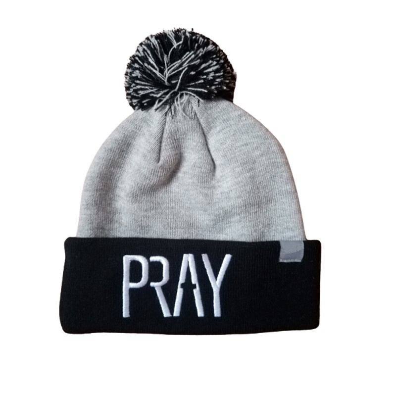 Winter Knitted Beanie Caps Factory - OEM Unisex 100% Cotton Customized Pattern Embroidered Pom Pom