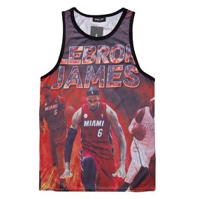 Men's Basketball Vest Factory - OEM High Quality Summer Sleeveless Quick Dry Breathable Mesh Digital Print