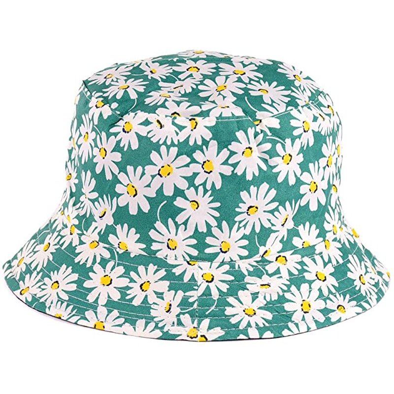 Chrysanthemum Hemp Bucket Hat Factory - OEM Unisex Custom Printed Wide Brim Summer Winter