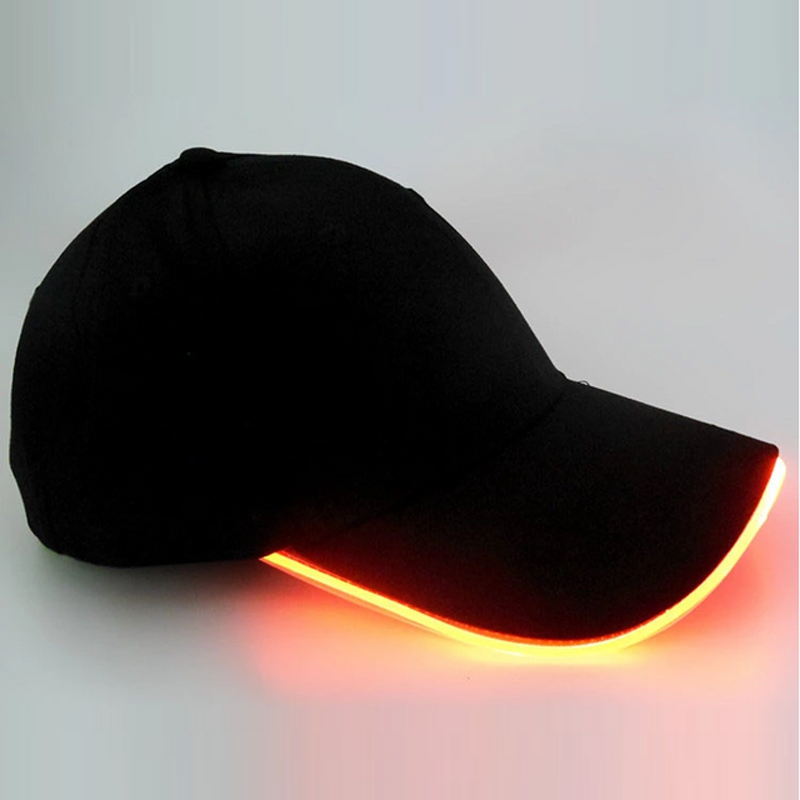 LED Light Flash Baseball Cap Factory - OEM Hot Selling Unisex Hand Embroidered Character Personality