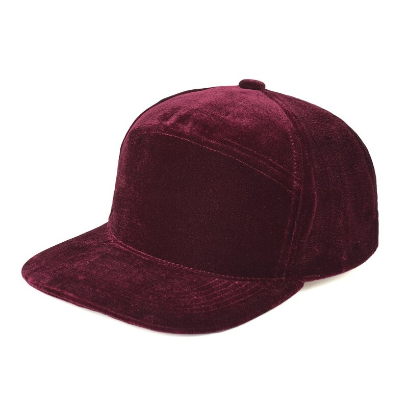 Velvet Flat Brim Cap Factory - OEM 2024 Valentine's Day Gift 5 Panel 3D Embroidered