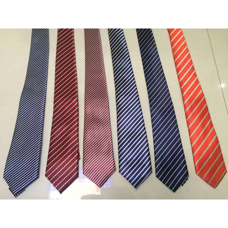Woven Silk Necktie Factory - OEM High Quality Custom for Men Striped Pattern Wholesale Cheap