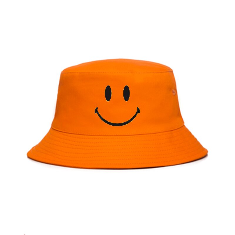 Smile Bucket Hats Factory - OEM Customized Logo Korean Style Recycled Printed 3D Embroidery