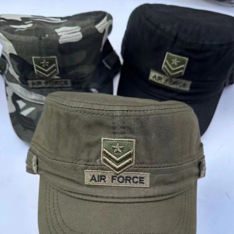 Camouflage Baseball Cap Factory - OEM Men's Wholesale Embroidered Cotton Flat Top Sunscreen Hat