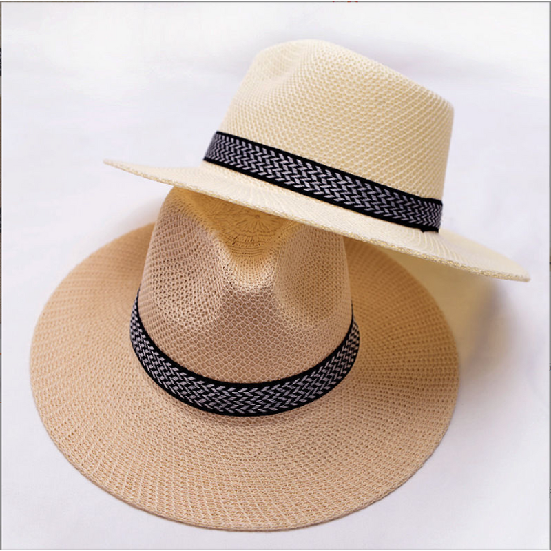 Panama Cap Factory - OEM Customized New Solid Color Sunshade Breathable Women's Wide Brim