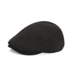 Flat Beret Hat Factory - OEM Wholesale Wool Tweed Herringbone Design