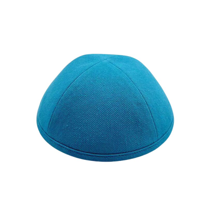 Cotton Polyester Kippot Factory - OEM Wholesale Custom 3D Embroidery Logo Daily Use Jewish Yarmulke