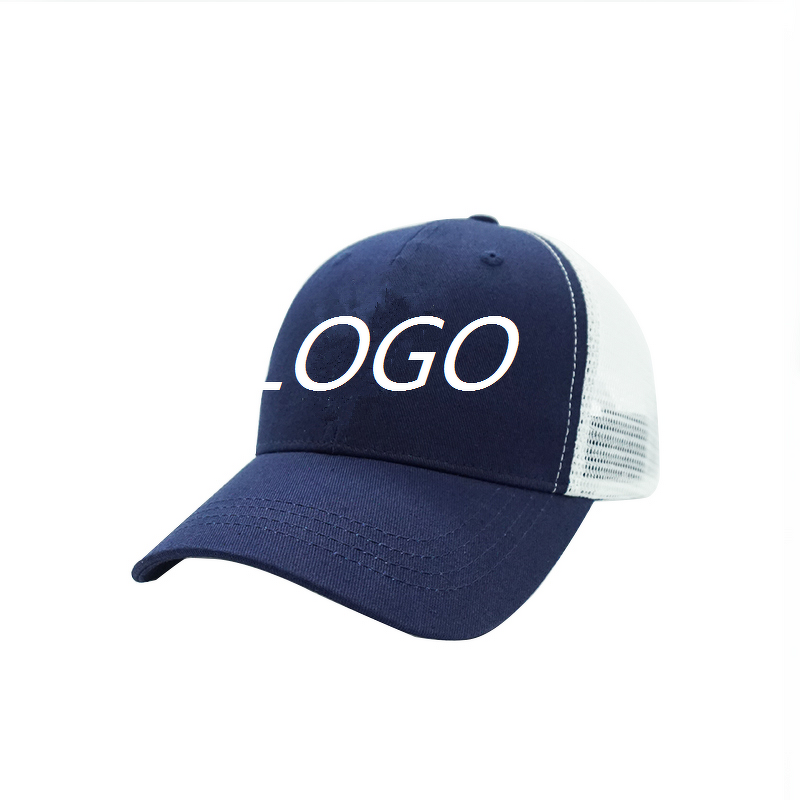 Half Mesh Trucker Hat Factory - OEM Unisex Summer Adjustable Sports Custom Logo