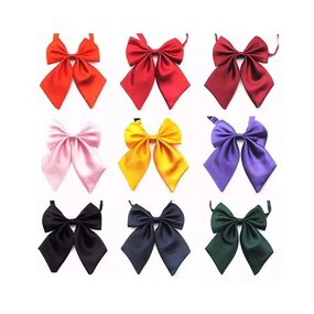 JK Bow Ties Factory - OEM for Girls College Middle School Style Student Uniform Accessory Twist