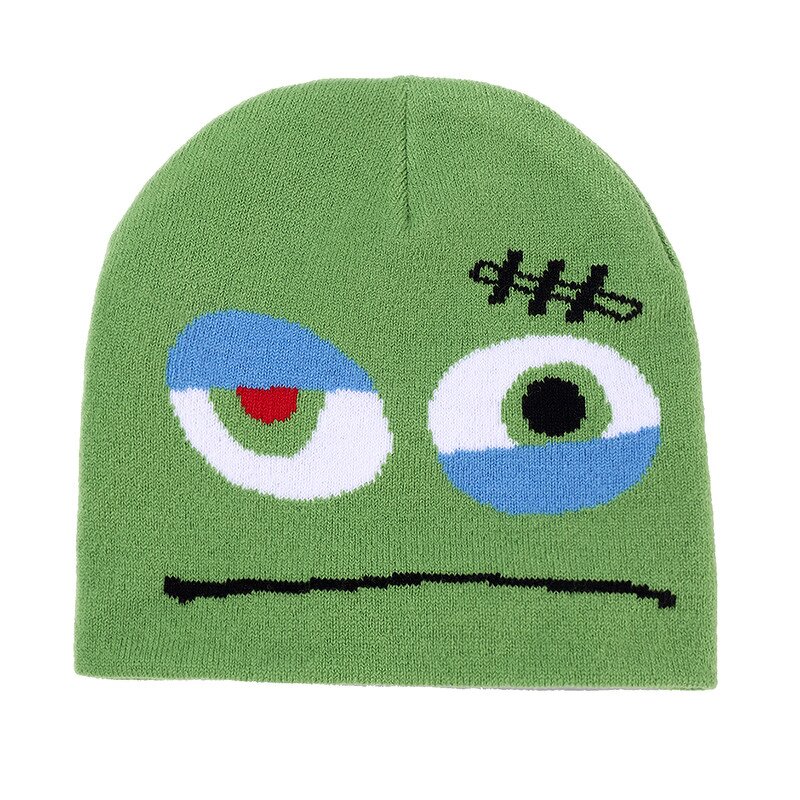 Embroidered Pumpkin Beanie Cap Factory - OEM Custom 100% Cotton Winter & Halloween Wear Headwear